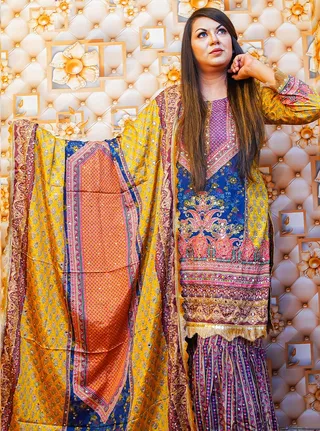 Premium Designer Ready-Made Three-Piece