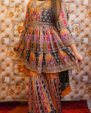 Emerald Grace Sharara Salwar Kameez