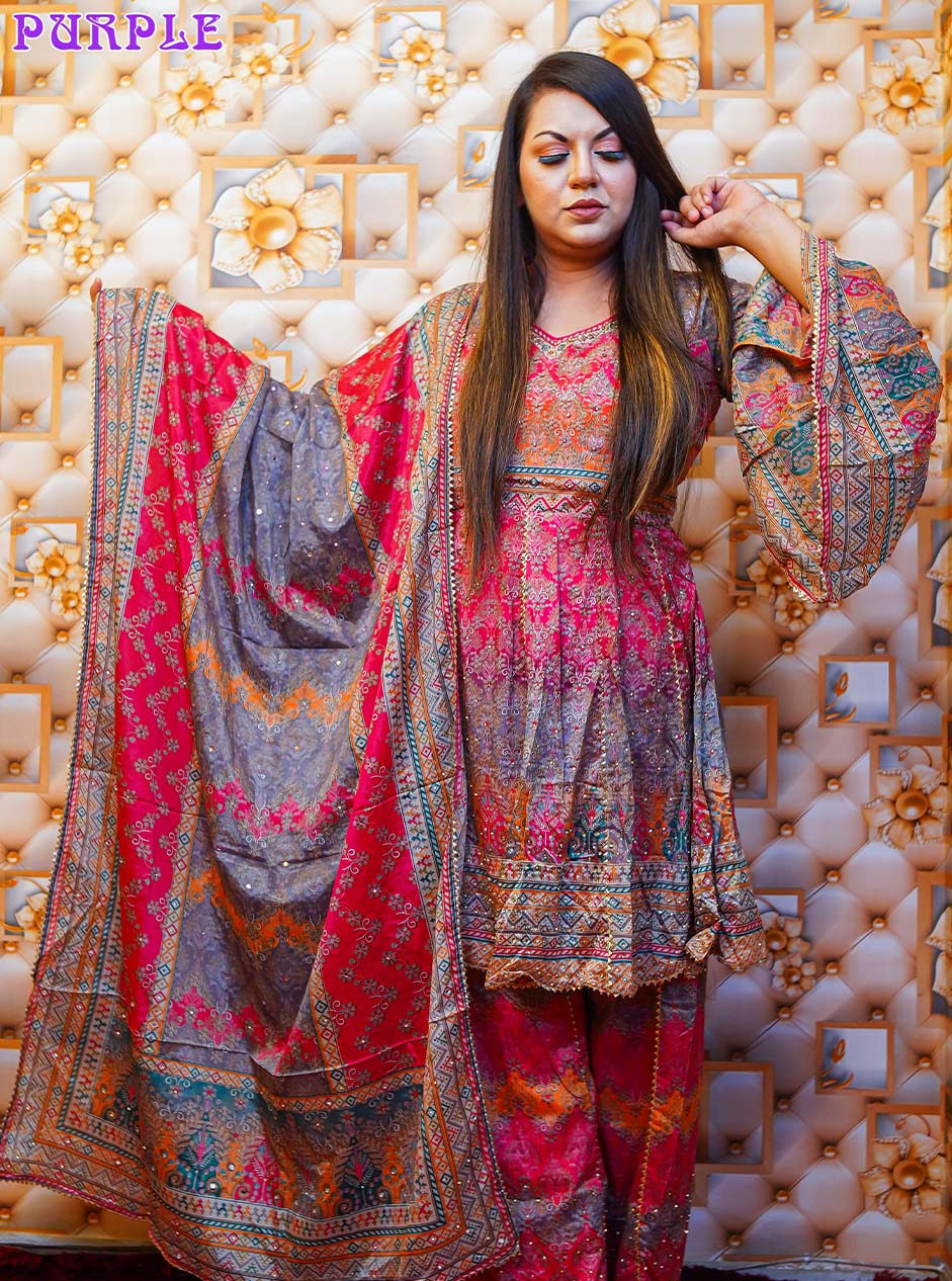 Premium Designer Ready-Made Three-Piece
