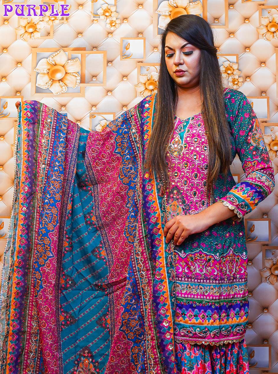 Premium Designer Ready-Made Three-Piece