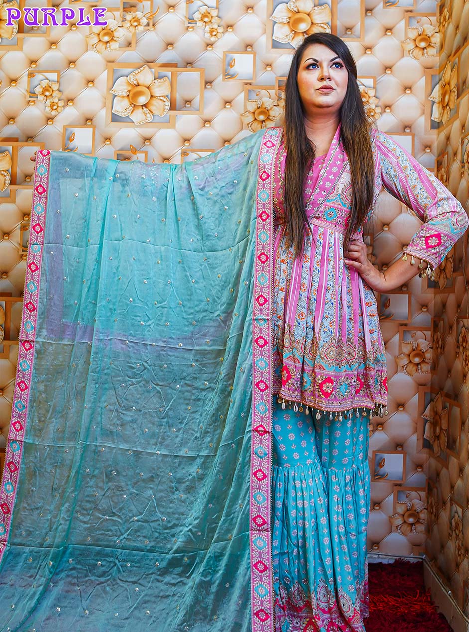Premium Designer Ready-Made Three-Piece