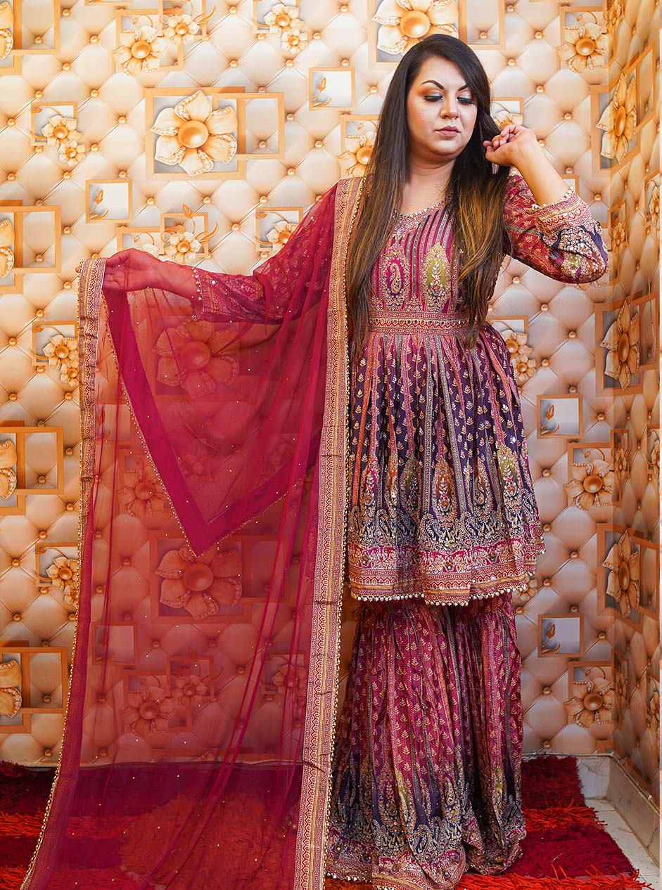 Premium Designer Ready-Made Three-Piece