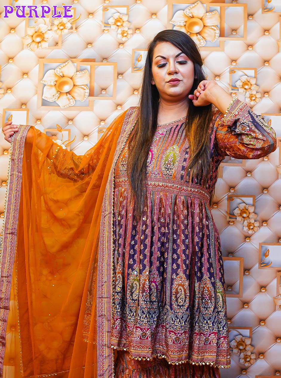 Premium Designer Ready-Made Three-Piece