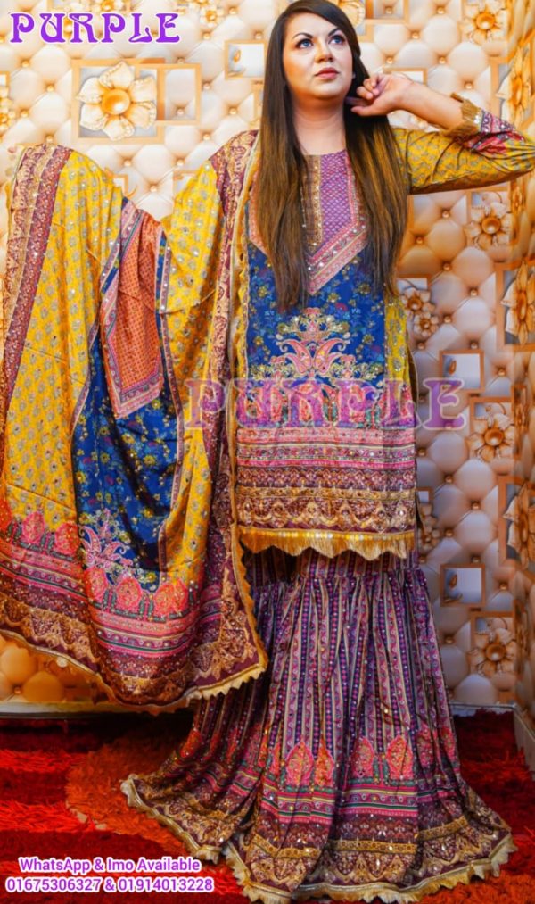 Sunflare Royalty Sharara Salwar Kameez